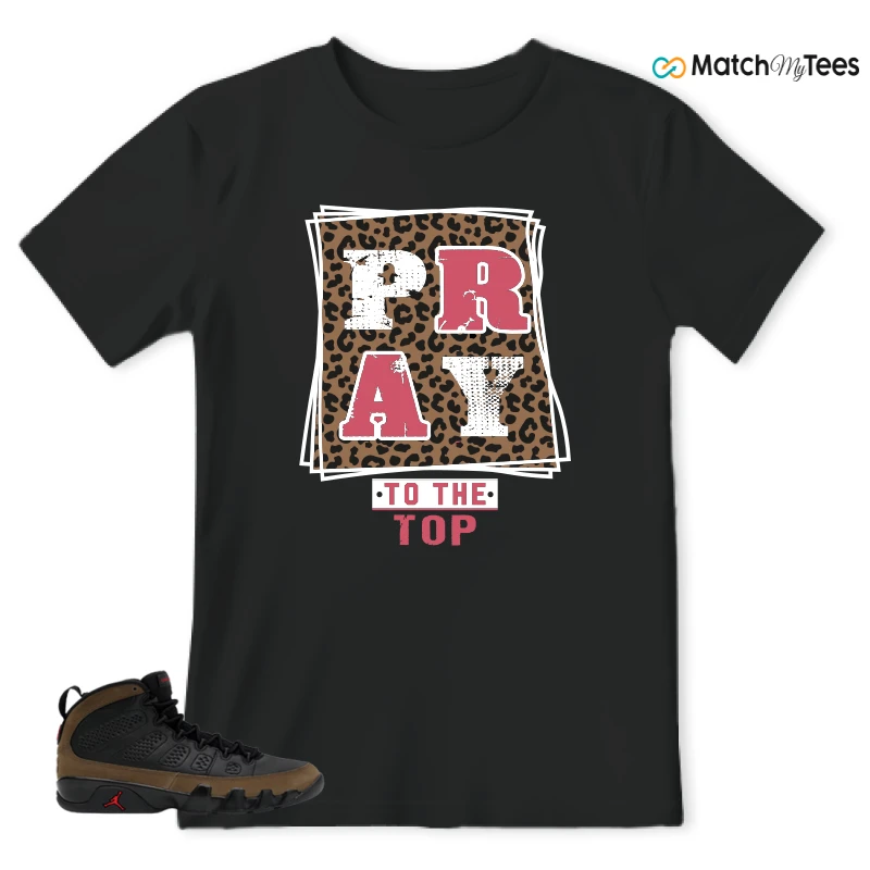 NIKE AIR JORDAN 9 OLIVE SNEAKER Matching Tees t-shirt