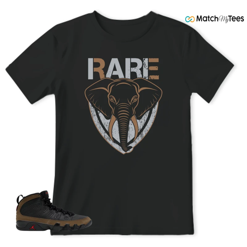 NIKE AIR JORDAN 9 OLIVE SNEAKER Matching Tees t-shirt