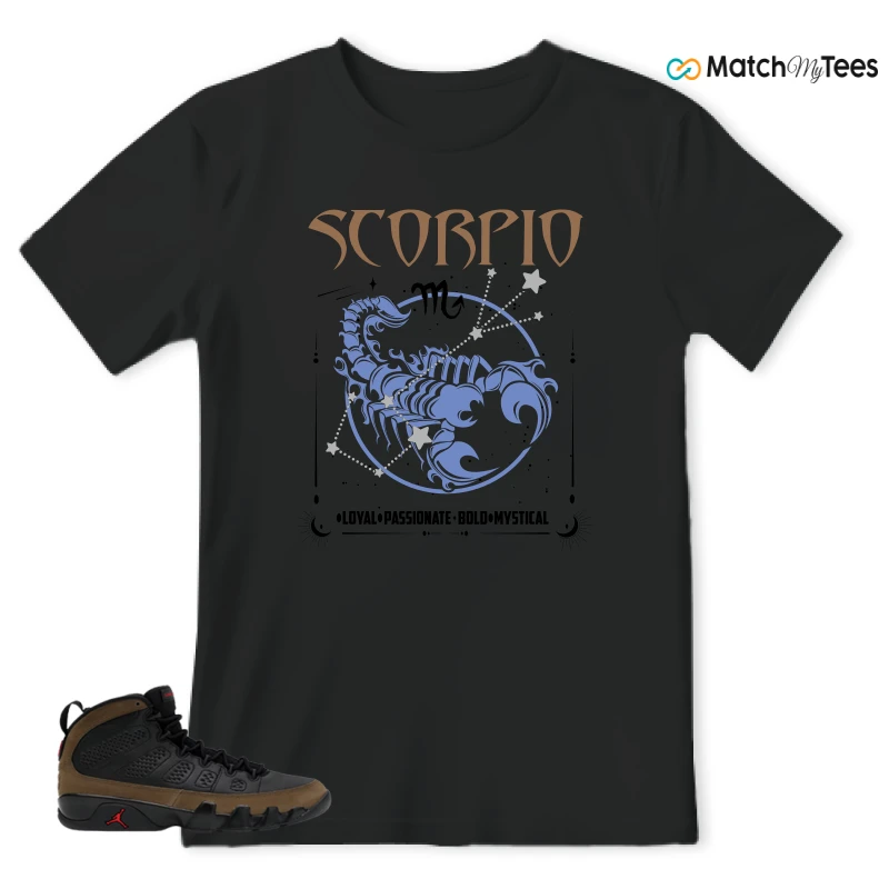 NIKE AIR JORDAN 9 OLIVE SNEAKER Matching Tees t-shirt