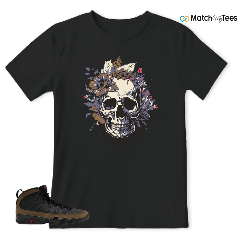 NIKE AIR JORDAN 9 OLIVE SNEAKER Matching Tees t-shirt