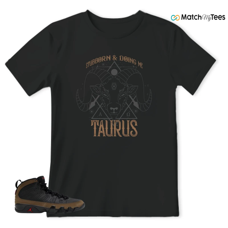 NIKE AIR JORDAN 9 OLIVE SNEAKER Matching Tees t-shirt