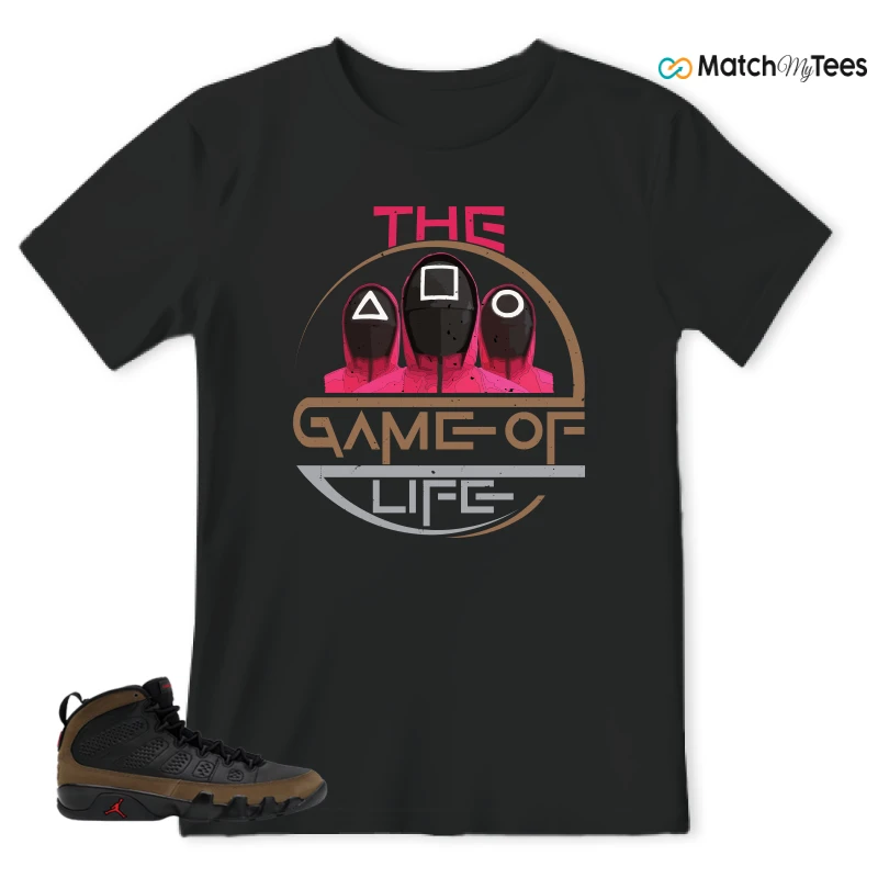 NIKE AIR JORDAN 9 OLIVE SNEAKER Matching Tees t-shirt