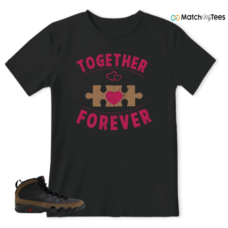 NIKE AIR JORDAN 9 OLIVE SNEAKER Matching Tees t-shirt