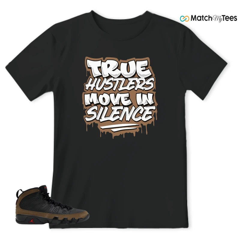NIKE AIR JORDAN 9 OLIVE SNEAKER Matching Tees t-shirt