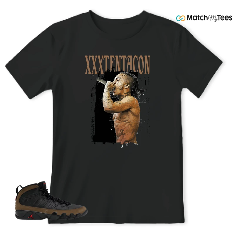 NIKE AIR JORDAN 9 OLIVE SNEAKER Matching Tees t-shirt