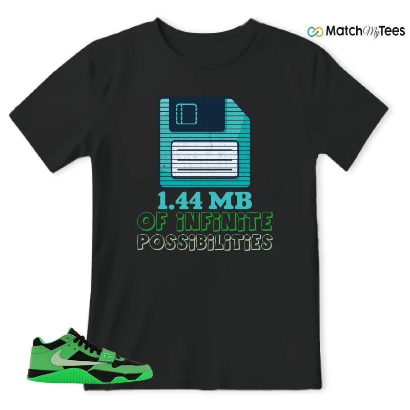 NIKE AIR JORDAN JUMPMAN JACK TR GREEN SPARK SNEAKER Matching Tees t-shirt