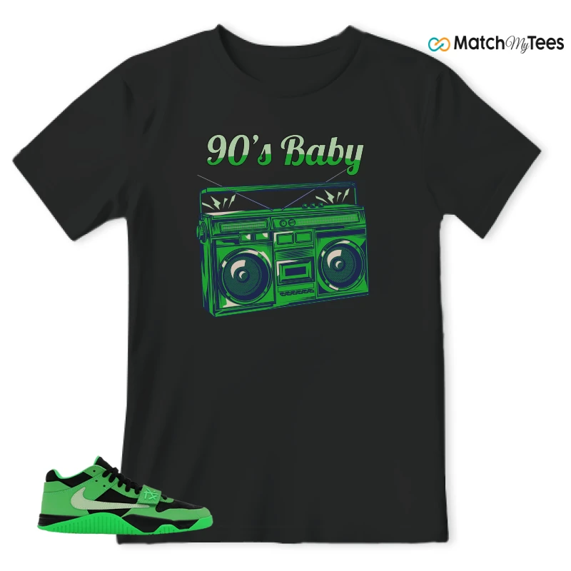 NIKE AIR JORDAN JUMPMAN JACK TR GREEN SPARK SNEAKER Matching Tees t-shirt
