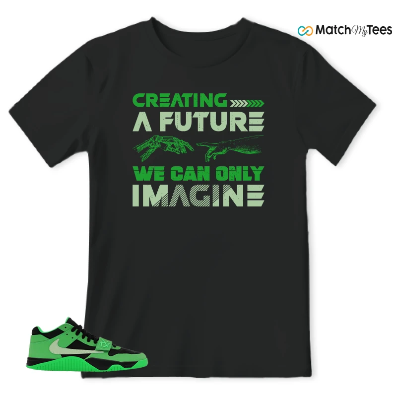 NIKE AIR JORDAN JUMPMAN JACK TR GREEN SPARK SNEAKER Matching Tees t-shirt