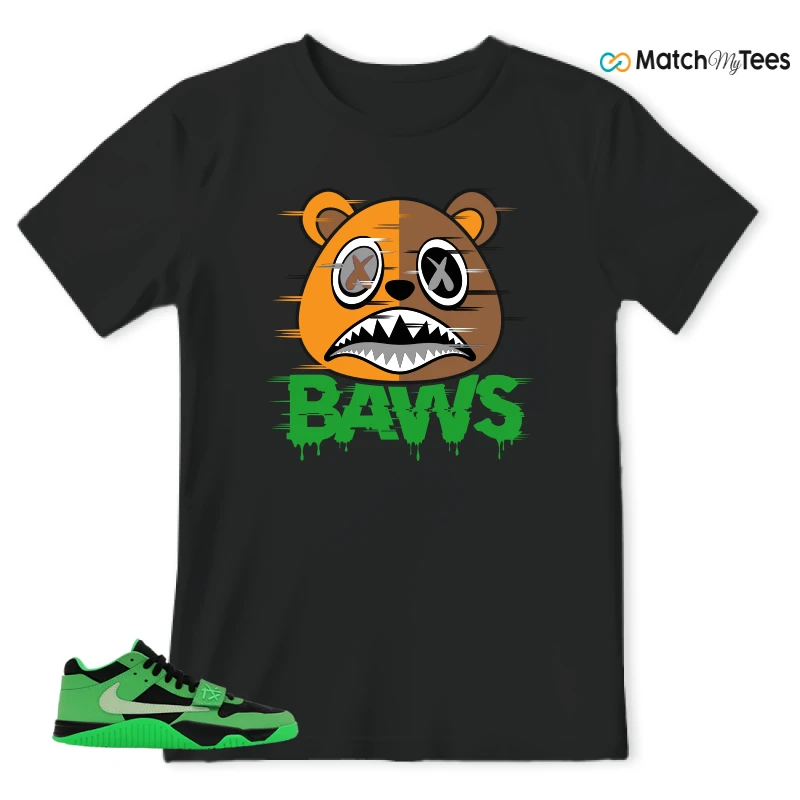 NIKE AIR JORDAN JUMPMAN JACK TR GREEN SPARK SNEAKER Matching Tees t-shirt