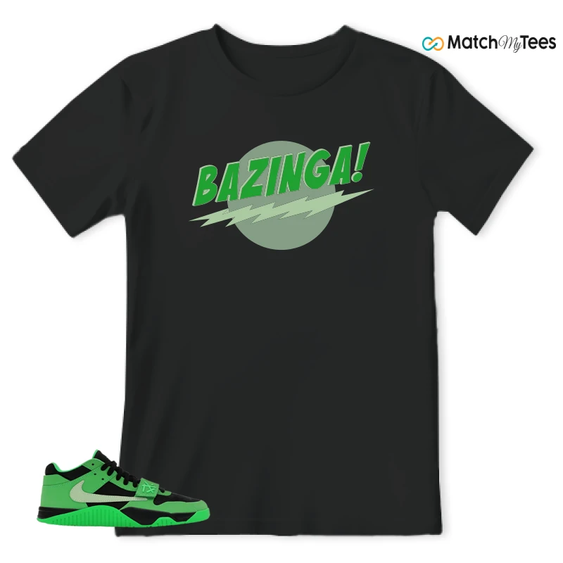 NIKE AIR JORDAN JUMPMAN JACK TR GREEN SPARK SNEAKER Matching Tees t-shirt