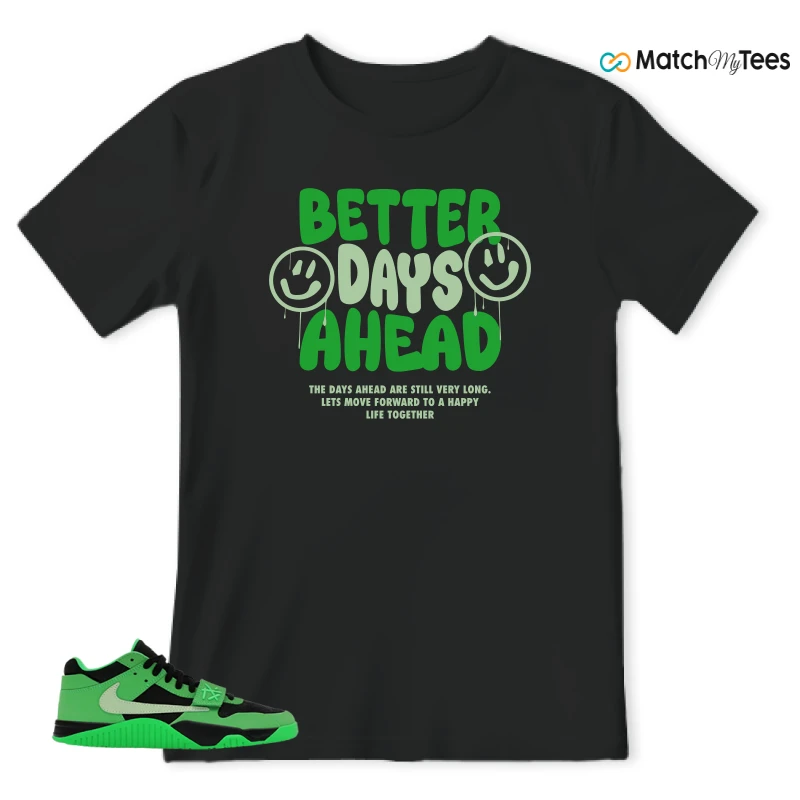 NIKE AIR JORDAN JUMPMAN JACK TR GREEN SPARK SNEAKER Matching Tees t-shirt