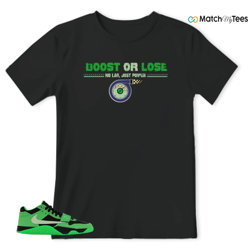 NIKE AIR JORDAN JUMPMAN JACK TR GREEN SPARK SNEAKER Matching Tees t-shirt