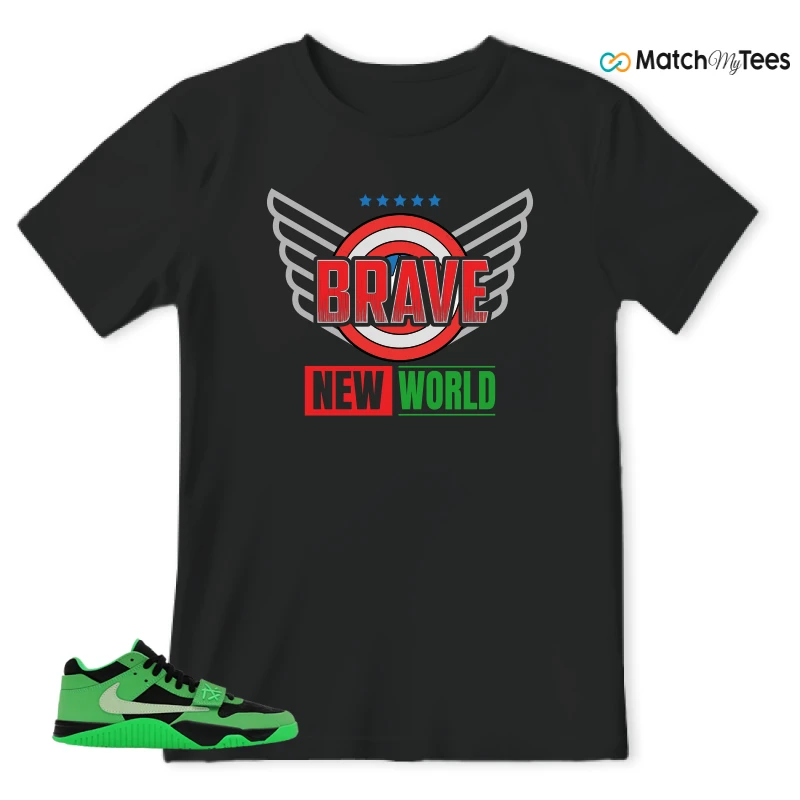 NIKE AIR JORDAN JUMPMAN JACK TR GREEN SPARK SNEAKER Matching Tees t-shirt