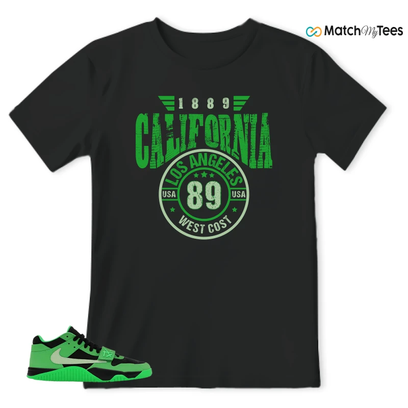 NIKE AIR JORDAN JUMPMAN JACK TR GREEN SPARK SNEAKER Matching Tees t-shirt