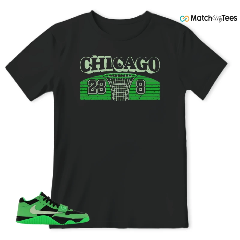 NIKE AIR JORDAN JUMPMAN JACK TR GREEN SPARK SNEAKER Matching Tees t-shirt