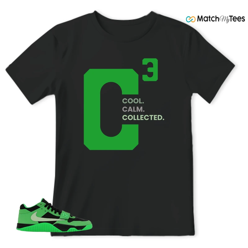 NIKE AIR JORDAN JUMPMAN JACK TR GREEN SPARK SNEAKER Matching Tees t-shirt