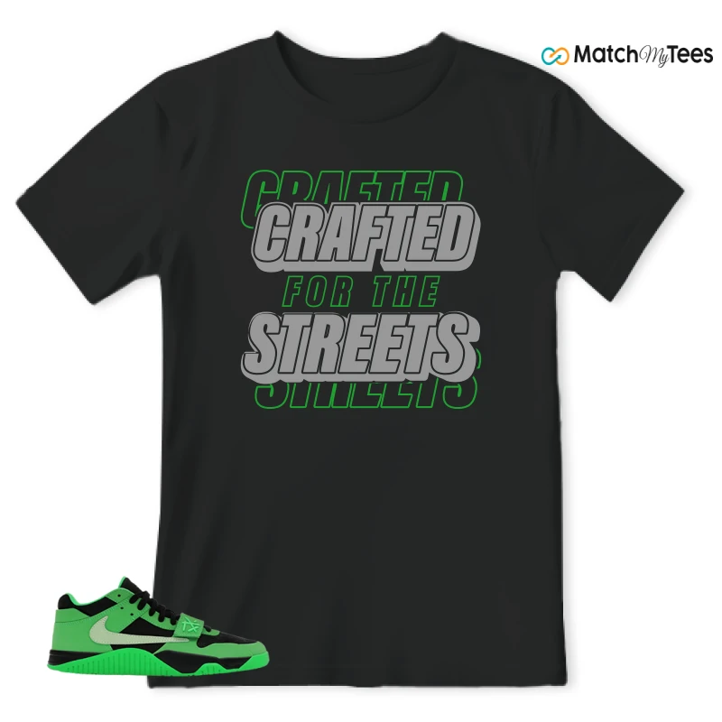 NIKE AIR JORDAN JUMPMAN JACK TR GREEN SPARK SNEAKER Matching Tees t-shirt