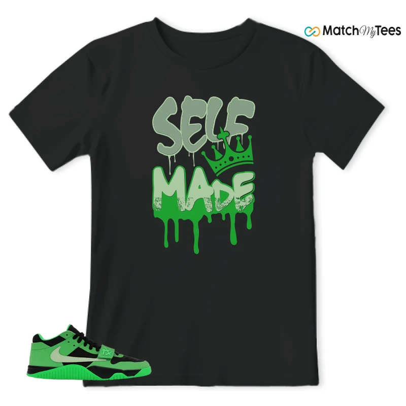 NIKE AIR JORDAN JUMPMAN JACK TR GREEN SPARK SNEAKER Matching Tees t-shirt