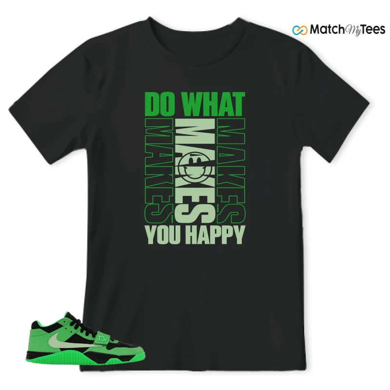 NIKE AIR JORDAN JUMPMAN JACK TR GREEN SPARK SNEAKER Matching Tees t-shirt