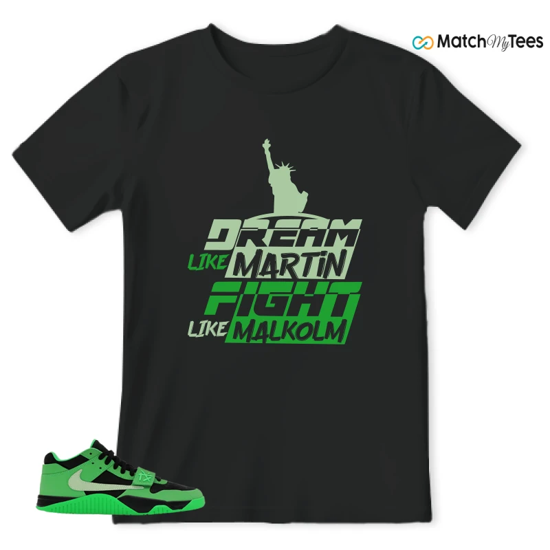 NIKE AIR JORDAN JUMPMAN JACK TR GREEN SPARK SNEAKER Matching Tees t-shirt