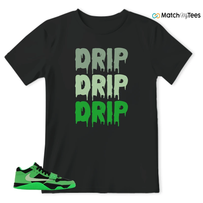 NIKE AIR JORDAN JUMPMAN JACK TR GREEN SPARK SNEAKER Matching Tees t-shirt