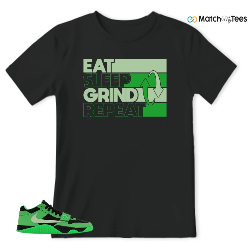 NIKE AIR JORDAN JUMPMAN JACK TR GREEN SPARK SNEAKER Matching Tees t-shirt
