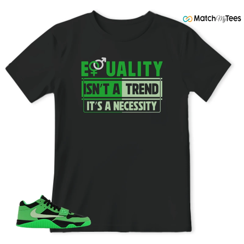 NIKE AIR JORDAN JUMPMAN JACK TR GREEN SPARK SNEAKER Matching Tees t-shirt