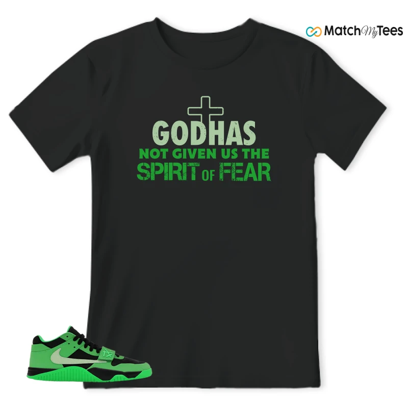 NIKE AIR JORDAN JUMPMAN JACK TR GREEN SPARK SNEAKER Matching Tees t-shirt