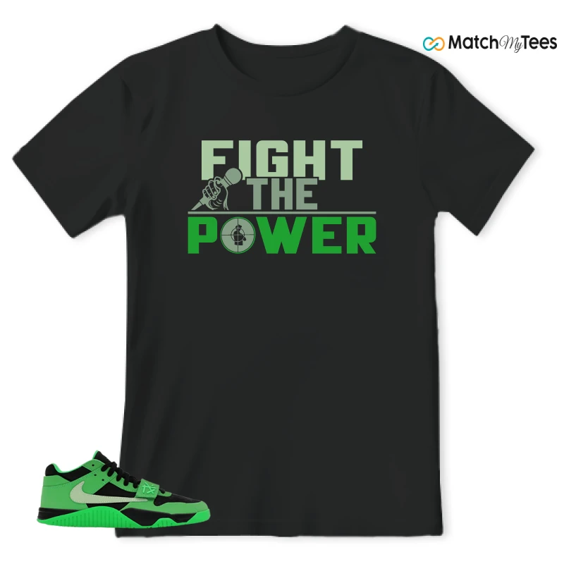 NIKE AIR JORDAN JUMPMAN JACK TR GREEN SPARK SNEAKER Matching Tees t-shirt