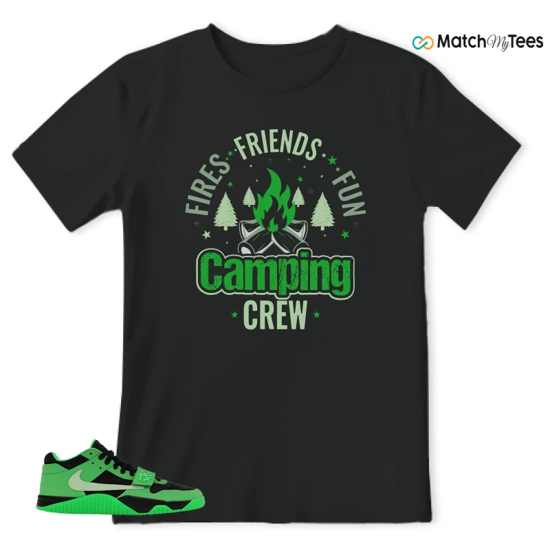 NIKE AIR JORDAN JUMPMAN JACK TR GREEN SPARK SNEAKER Matching Tees t-shirt