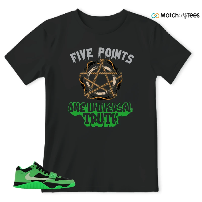 NIKE AIR JORDAN JUMPMAN JACK TR GREEN SPARK SNEAKER Matching Tees t-shirt