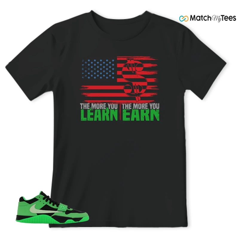 NIKE AIR JORDAN JUMPMAN JACK TR GREEN SPARK SNEAKER Matching Tees t-shirt