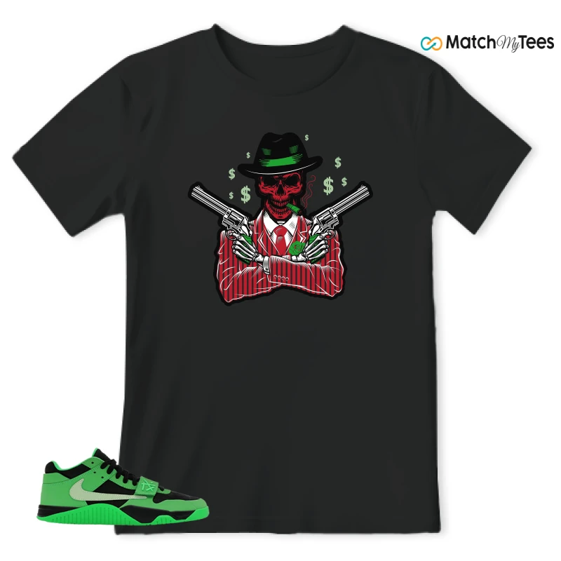 NIKE AIR JORDAN JUMPMAN JACK TR GREEN SPARK SNEAKER Matching Tees t-shirt