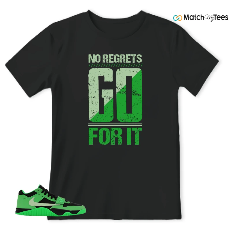 NIKE AIR JORDAN JUMPMAN JACK TR GREEN SPARK SNEAKER Matching Tees t-shirt