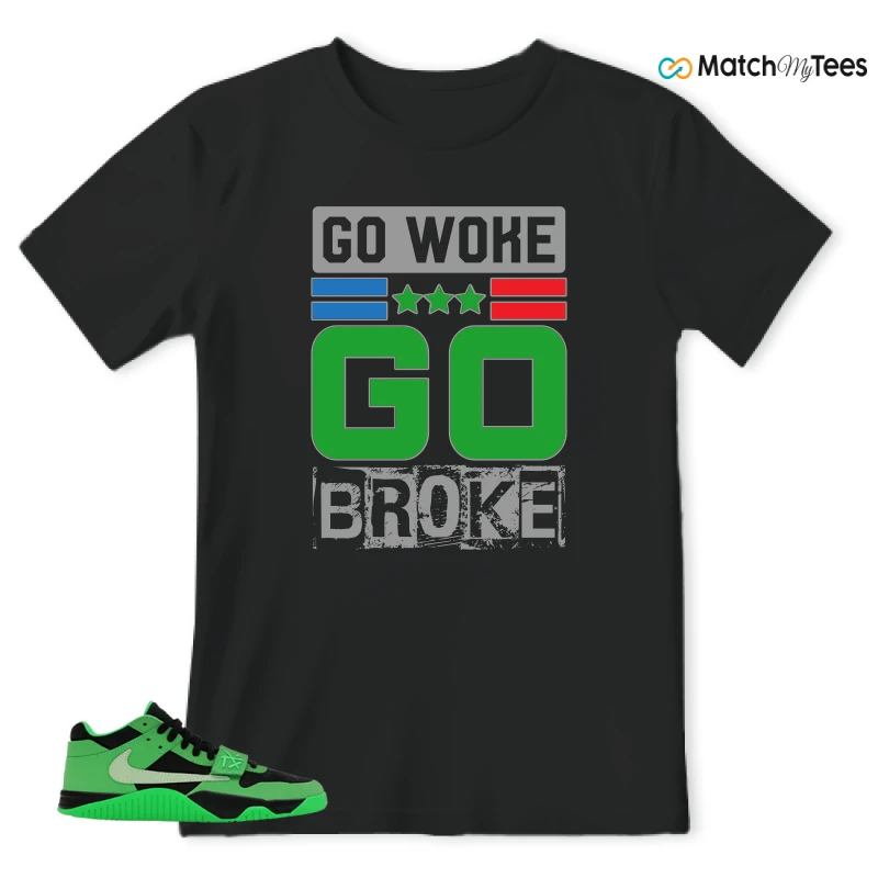 NIKE AIR JORDAN JUMPMAN JACK TR GREEN SPARK SNEAKER Matching Tees t-shirt