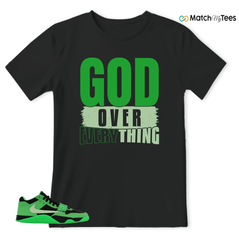 NIKE AIR JORDAN JUMPMAN JACK TR GREEN SPARK SNEAKER Matching Tees t-shirt