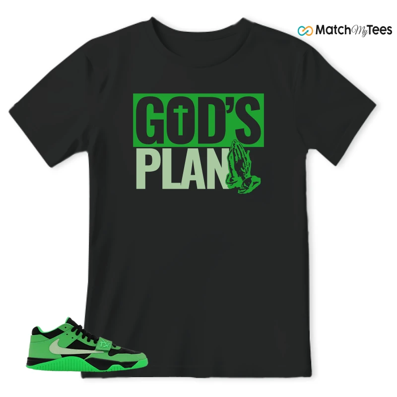 NIKE AIR JORDAN JUMPMAN JACK TR GREEN SPARK SNEAKER Matching Tees t-shirt