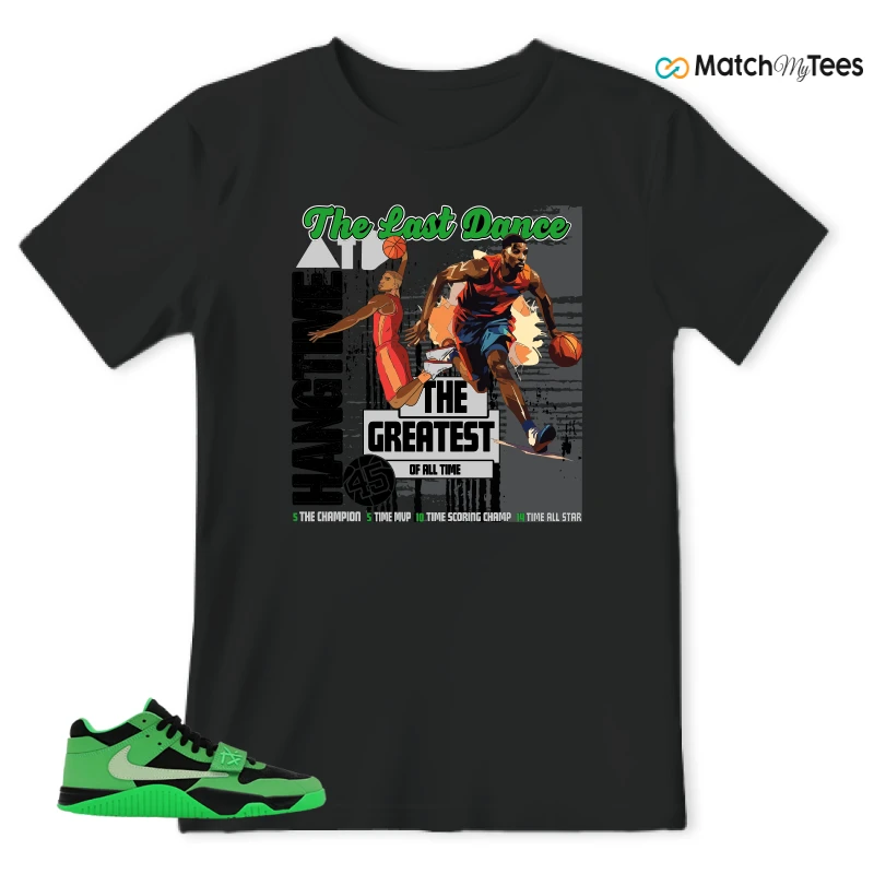 NIKE AIR JORDAN JUMPMAN JACK TR GREEN SPARK SNEAKER Matching Tees t-shirt