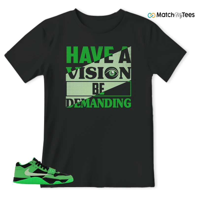 NIKE AIR JORDAN JUMPMAN JACK TR GREEN SPARK SNEAKER Matching Tees t-shirt