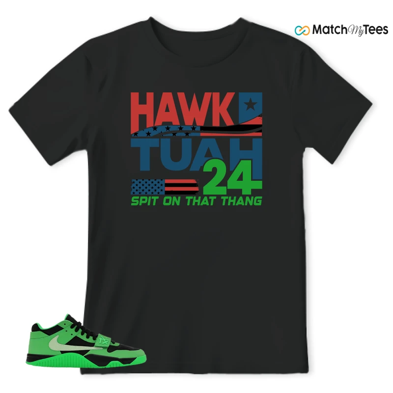 NIKE AIR JORDAN JUMPMAN JACK TR GREEN SPARK SNEAKER Matching Tees t-shirt