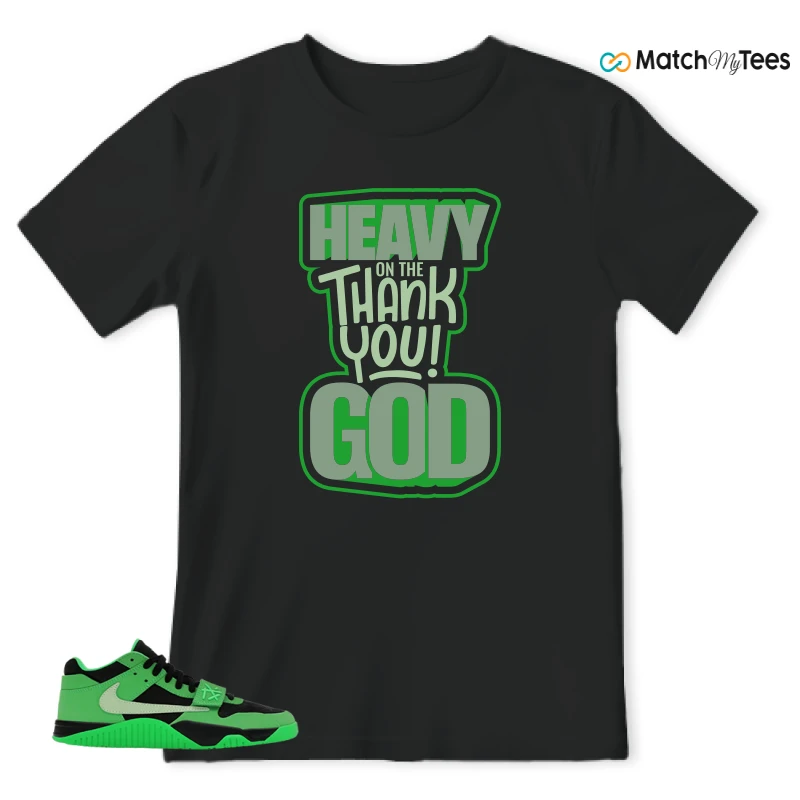 NIKE AIR JORDAN JUMPMAN JACK TR GREEN SPARK SNEAKER Matching Tees t-shirt