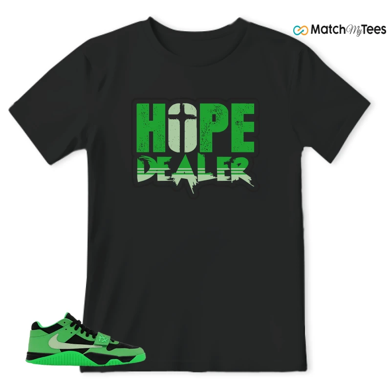 NIKE AIR JORDAN JUMPMAN JACK TR GREEN SPARK SNEAKER Matching Tees t-shirt