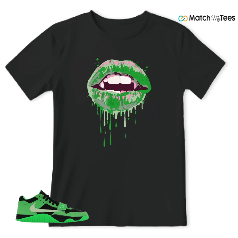 NIKE AIR JORDAN JUMPMAN JACK TR GREEN SPARK SNEAKER Matching Tees t-shirt