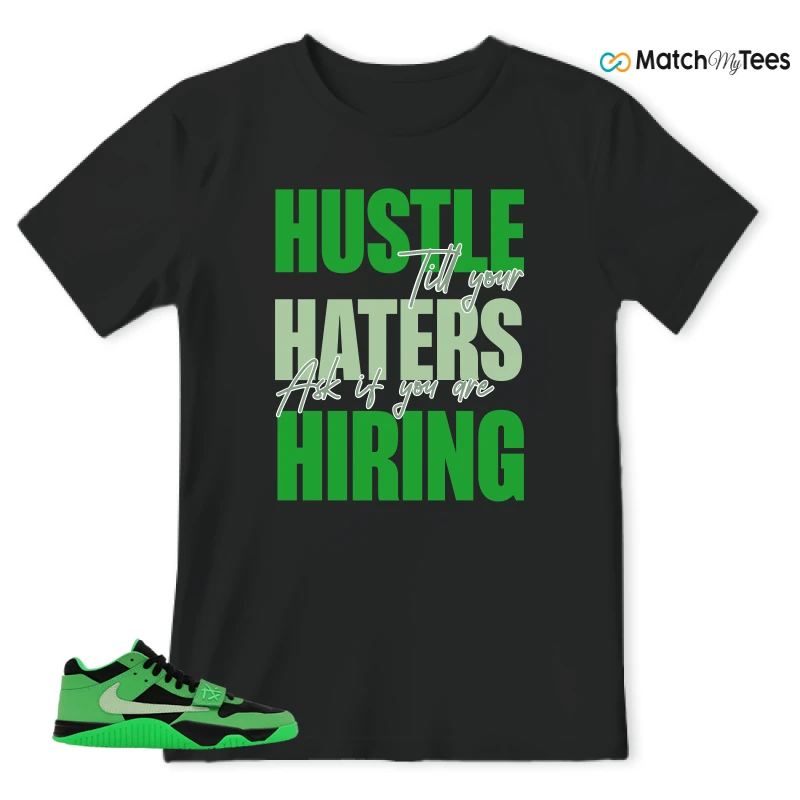 NIKE AIR JORDAN JUMPMAN JACK TR GREEN SPARK SNEAKER Matching Tees t-shirt
