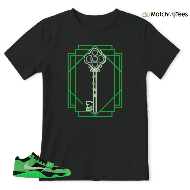 NIKE AIR JORDAN JUMPMAN JACK TR GREEN SPARK SNEAKER Matching Tees t-shirt