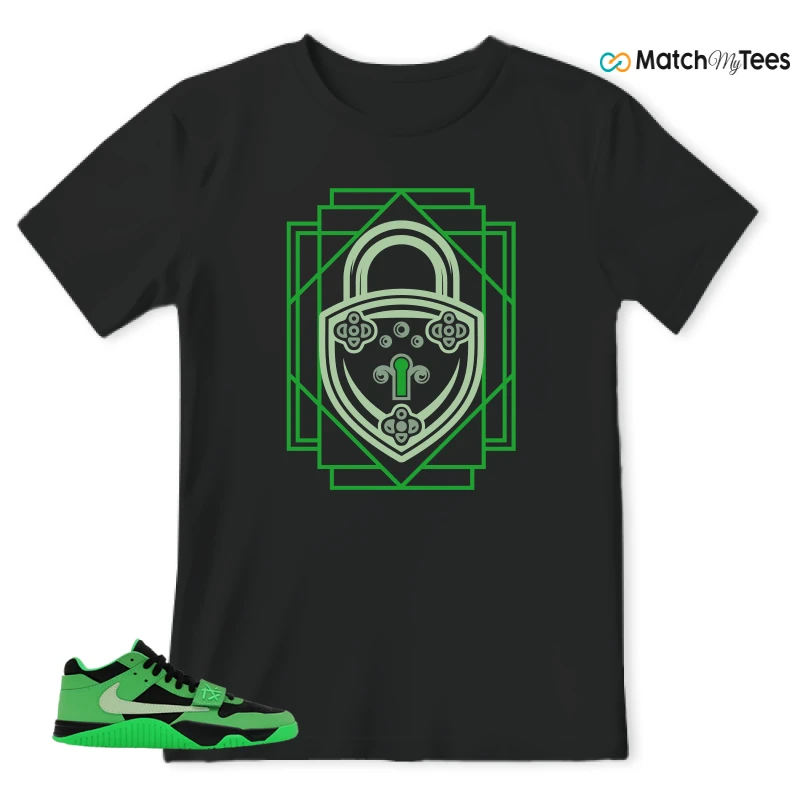 NIKE AIR JORDAN JUMPMAN JACK TR GREEN SPARK SNEAKER Matching Tees t-shirt