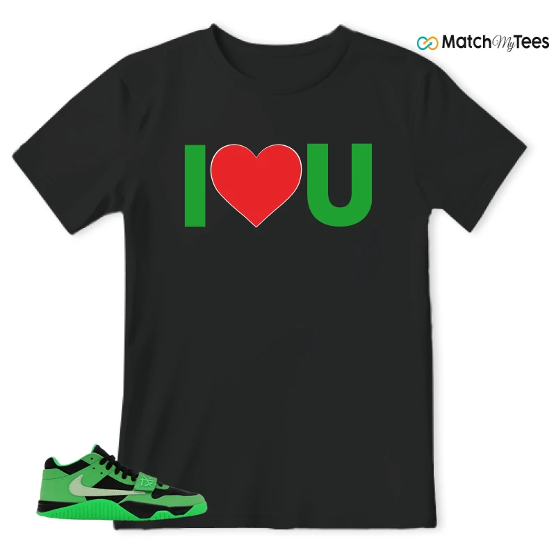 NIKE AIR JORDAN JUMPMAN JACK TR GREEN SPARK SNEAKER Matching Tees t-shirt