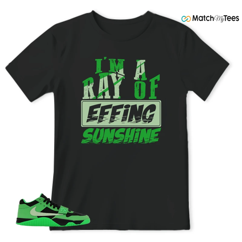 NIKE AIR JORDAN JUMPMAN JACK TR GREEN SPARK SNEAKER Matching Tees t-shirt