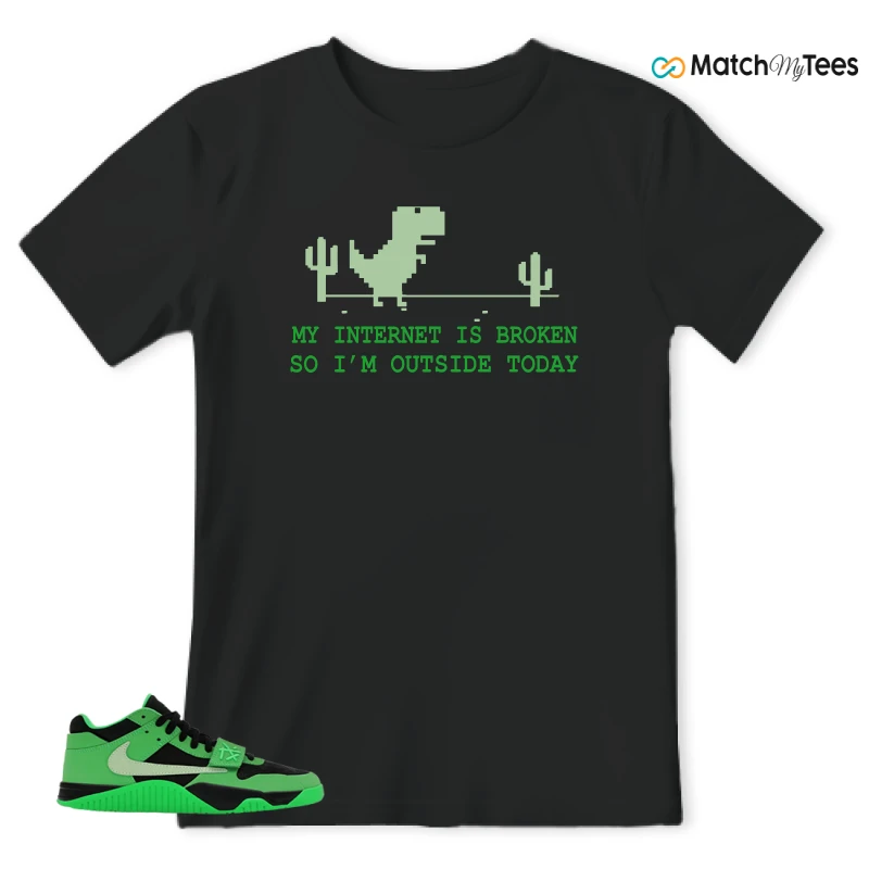 NIKE AIR JORDAN JUMPMAN JACK TR GREEN SPARK SNEAKER Matching Tees t-shirt