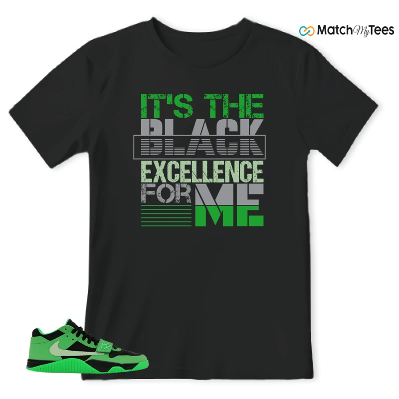NIKE AIR JORDAN JUMPMAN JACK TR GREEN SPARK SNEAKER Matching Tees t-shirt